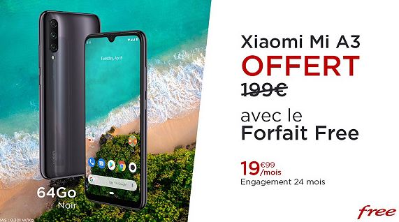 Forfait Free Mobile + Xiaomi offert
