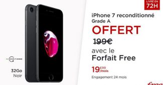 Veepee du Forfait Free Mobile avec iPhone offert