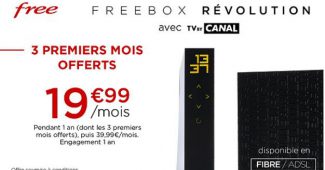 Le forfait Freebox Révolution en promotion sur Vente Privée
