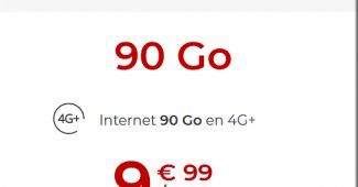 Série Free Mobile 90go pour 10 euros