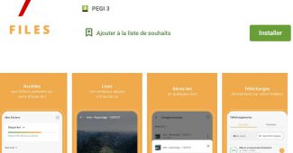 L'application Freebox Files sur le Play Store de Google