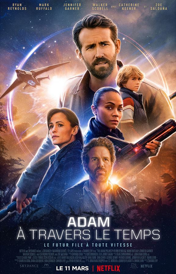 Capture d'écran de l'affiche du film "Adam à travers le temps"