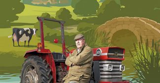 Affiche de la mini série originale "Clarkson à la ferme" sur Prime Video