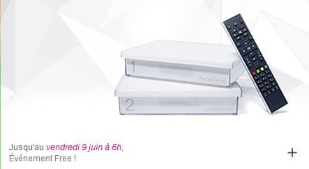 Prolongation Vente privée du Forfait Freebox Crystal de juin