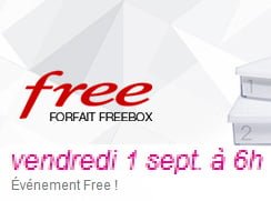Seconde prolongation Vente privée du Forfait Freebox Crystal d’août