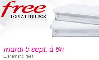 Troisième prolongation Vente privée du Forfait Freebox Crystal d’août