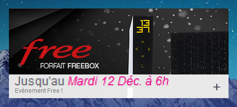 Vente privée de la Freebox Révolution à 4,99€