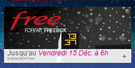 Prolongation vente privée de la Freebox Révolution à 4,99€