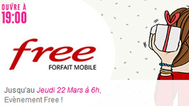 Le forfait free mobile bradé