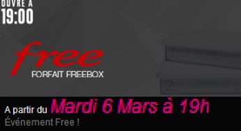 Vente privée forfait Freebox Crystal de mars