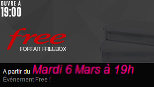 La vente privée de mars du forfait Freebox Crystal