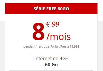 Forfait Série Free de juillet