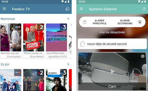 Application Android Freebox