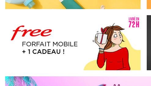 Nouvelle prolongation forfait Free Mobile bradé