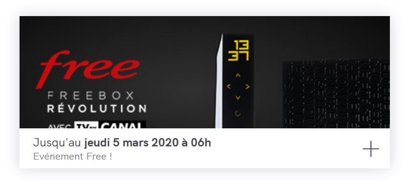 Veepee du Forfait Freebox Révolution avec TV by CANAL