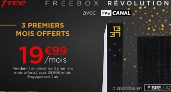 Vente Privée (Veepee) du Forfait Freebox Révolution avec 3 mois offerts