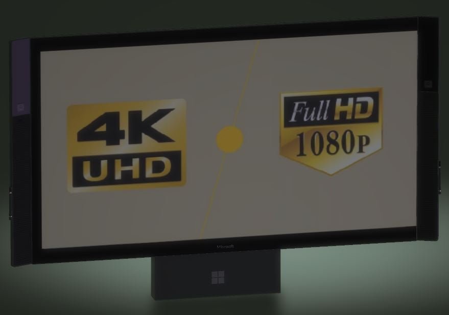 Des vidéos Ultra HD sur une TV Full HD