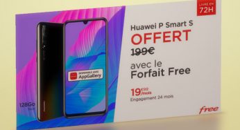 Vente privée du forfait Free Mobile avec Huawei P Smart S