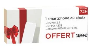 Vente Privée du forfait Free Mobile avec smartphone au choix