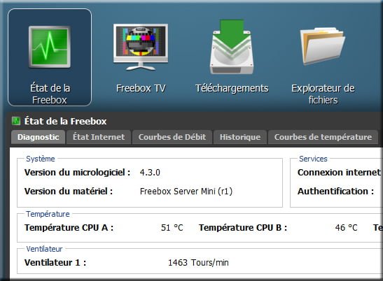 Mise à jour Freebox Server 4.3.0