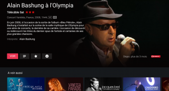 Concert d’Alain Bashung à l’Olympia sur myCANAL