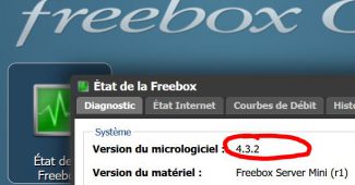 Mise à jour du Freebox Server en version 4.3.2