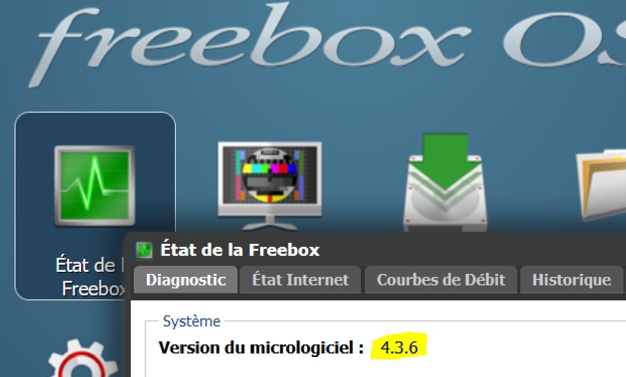 Mise à jour du Freebox Server en version 4.3.6