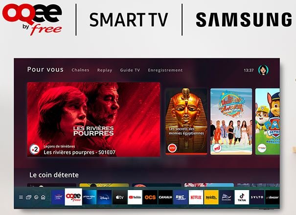 Mise à jour d'OQEE TV 1.0.92 pour TV Samsung
