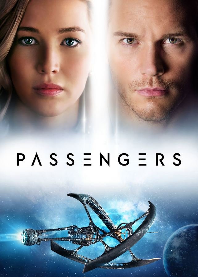 L'affiche du film "Passengers" avec Jennifer Lawrence et Chris Pratt