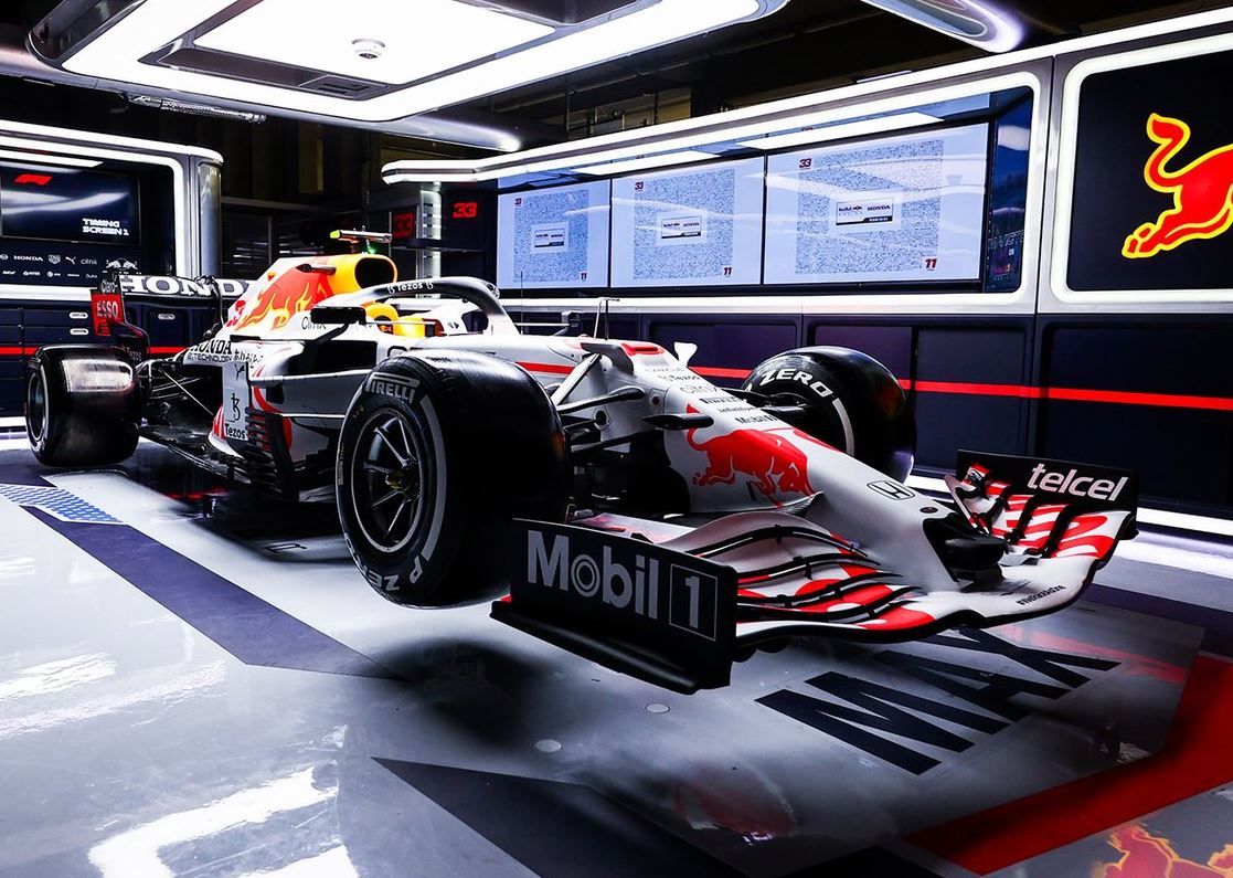La livrée Honda de Red Bull sur la F1 de Max Verstappen