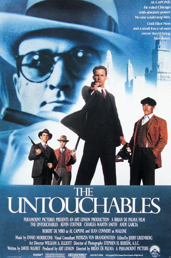 L'affiche du film "Les Incorruptibles" de Brian de Palma