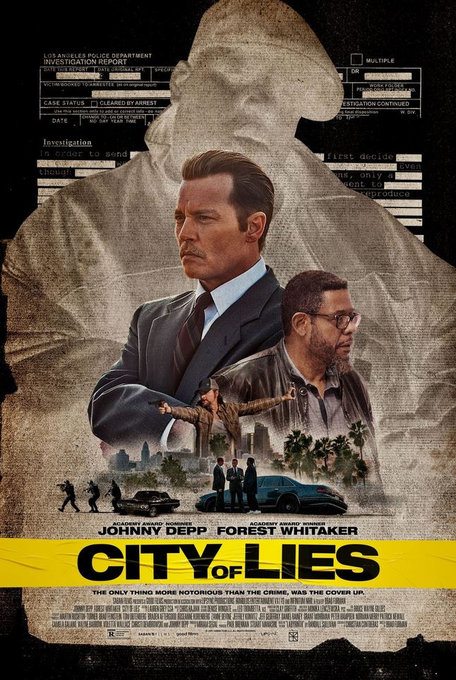 L'affiche du film "City of Lies" avec Johnny Depp et Forest Whitaker
