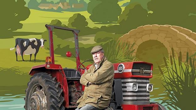 Affiche de la mini série originale "Clarkson à la ferme" sur Prime Video