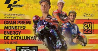 L'affiche officielle du Grand Prix de MotoGP de Catalogne 2022