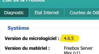 Le Freebox Server reçoit la mise à jour 4.6.5
