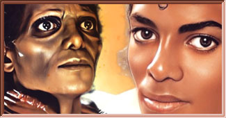 L'illustration de l'album "Thriller 40" du site officiel de Michael Jackson
