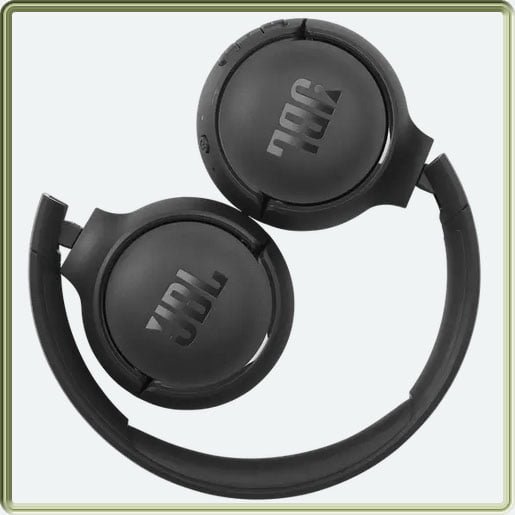 Casque JBL Tune 570BT noir replié