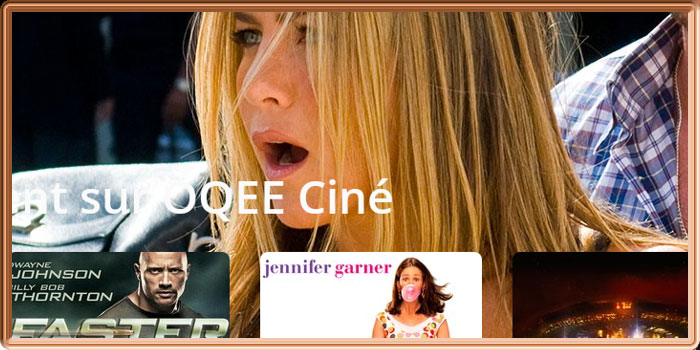 La page d'accueil d'OQEE Ciné, le service AVOD de Free