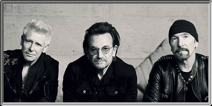 Affiche du documentaire "U2, au sommet depuis 40 ans"