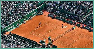 Vue aérienne du tournoi ATP Masters 1000 Monte Carlo