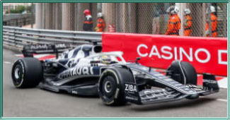 Capture écran d'une formule 1 à Monaco