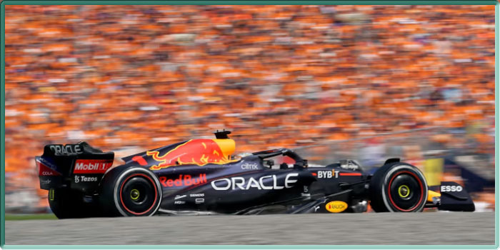 Capture d'écran d'une Red Bull de Formule 1 en Autriche