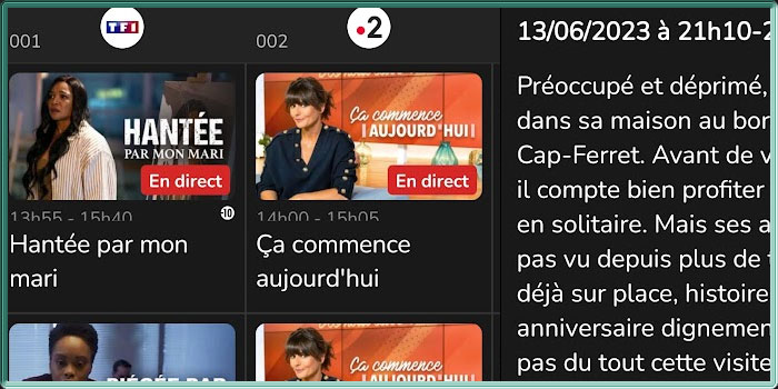 L'application Android TV OQEE by Free en version 1.20.0
