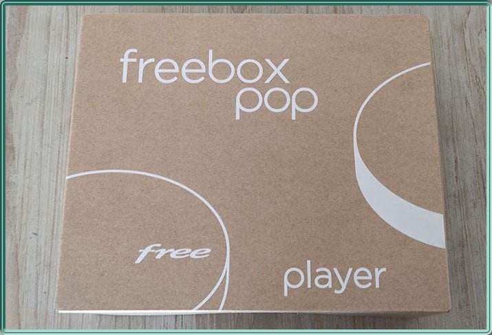 Emballage du Player Pop de la Freebox Delta