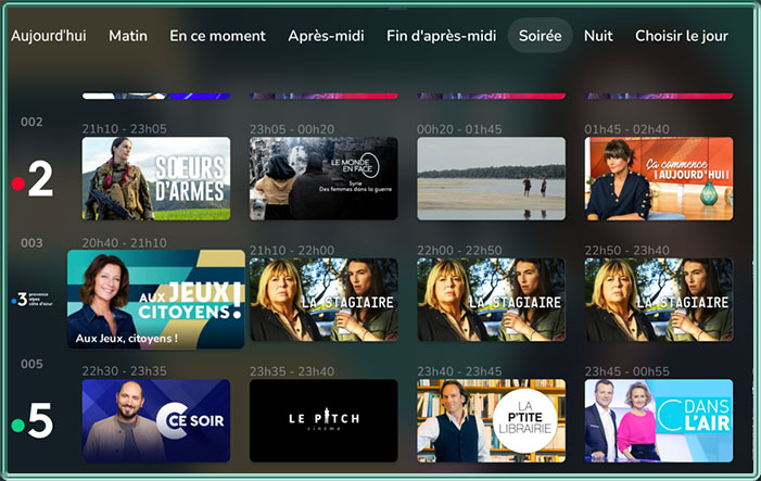 L'application Android TV OQEE by Free en version 1.27.3