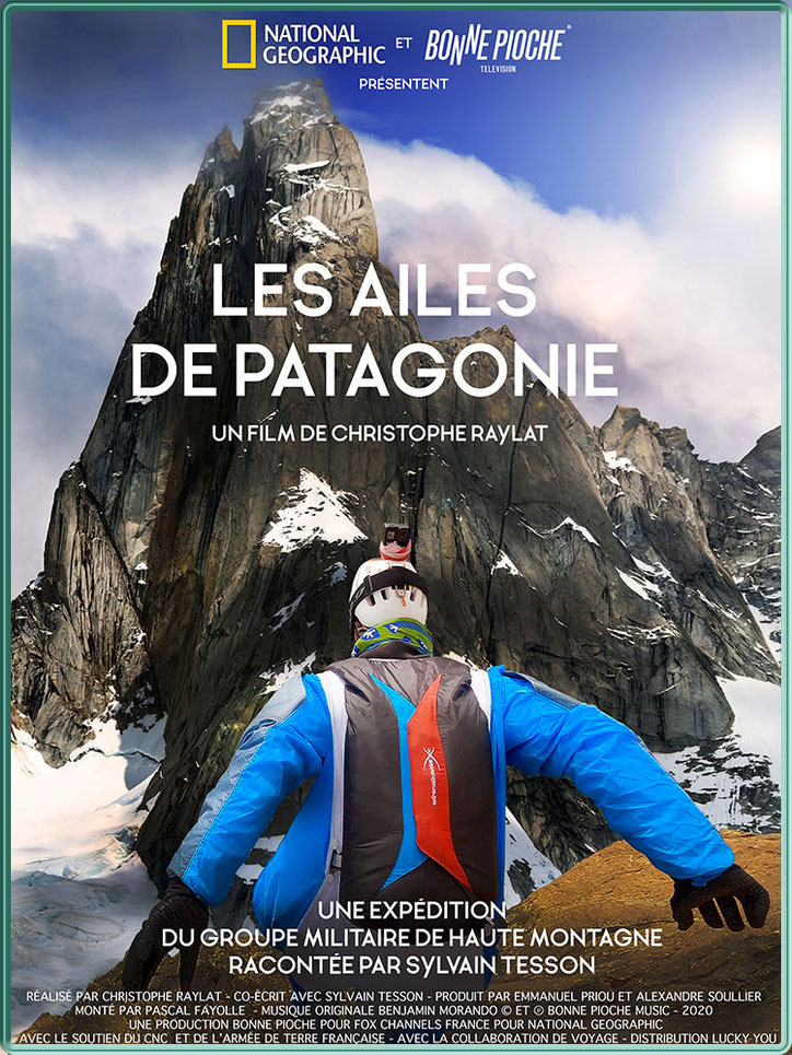 Affiche du documentaire "Les ailes de Patagonie"