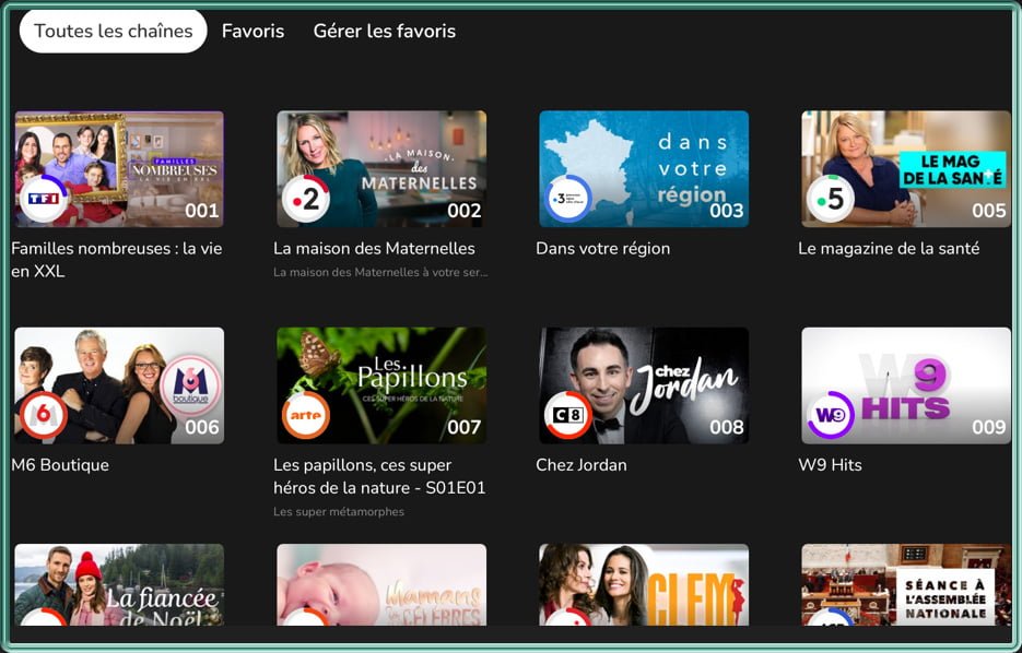 L'application Android TV OQEE by Free en version 1.29.4