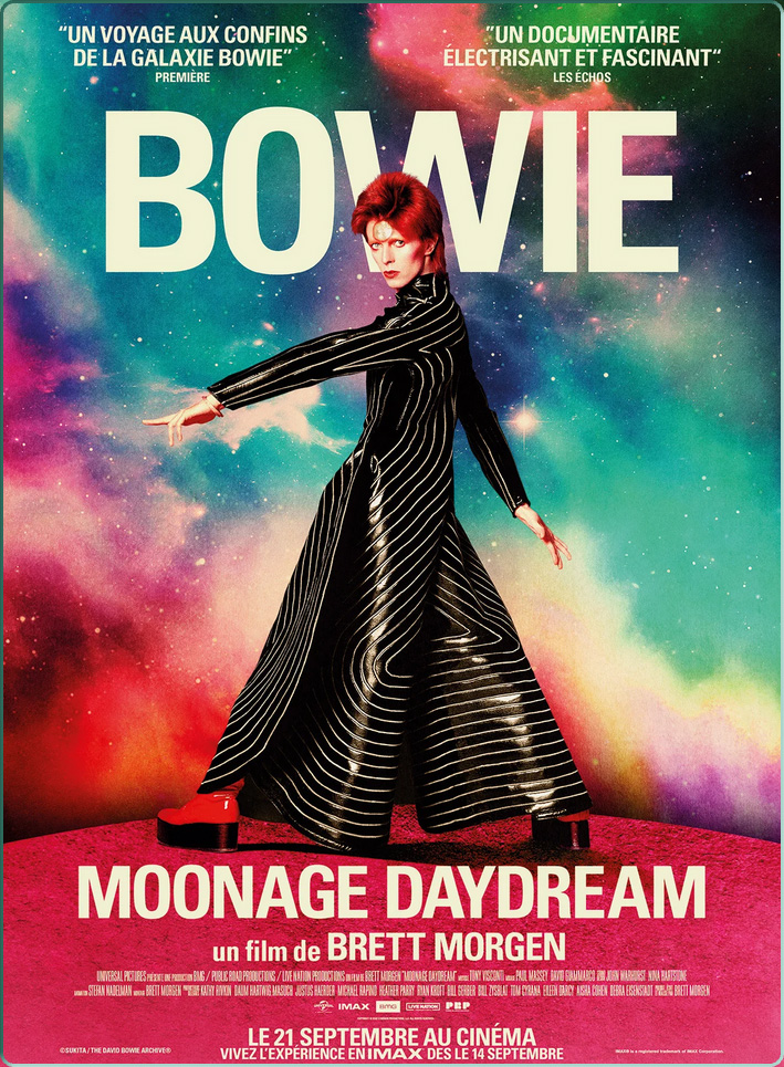 Affiche du film "Moonage Daydream" sur Netflix