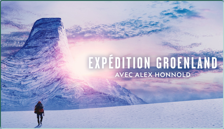 Affiche de "Expédition Groënland" avec Alex Honnold