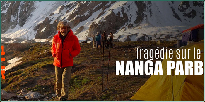 Affiche du documentaire "Tragédie sur le Nanga Parbat"